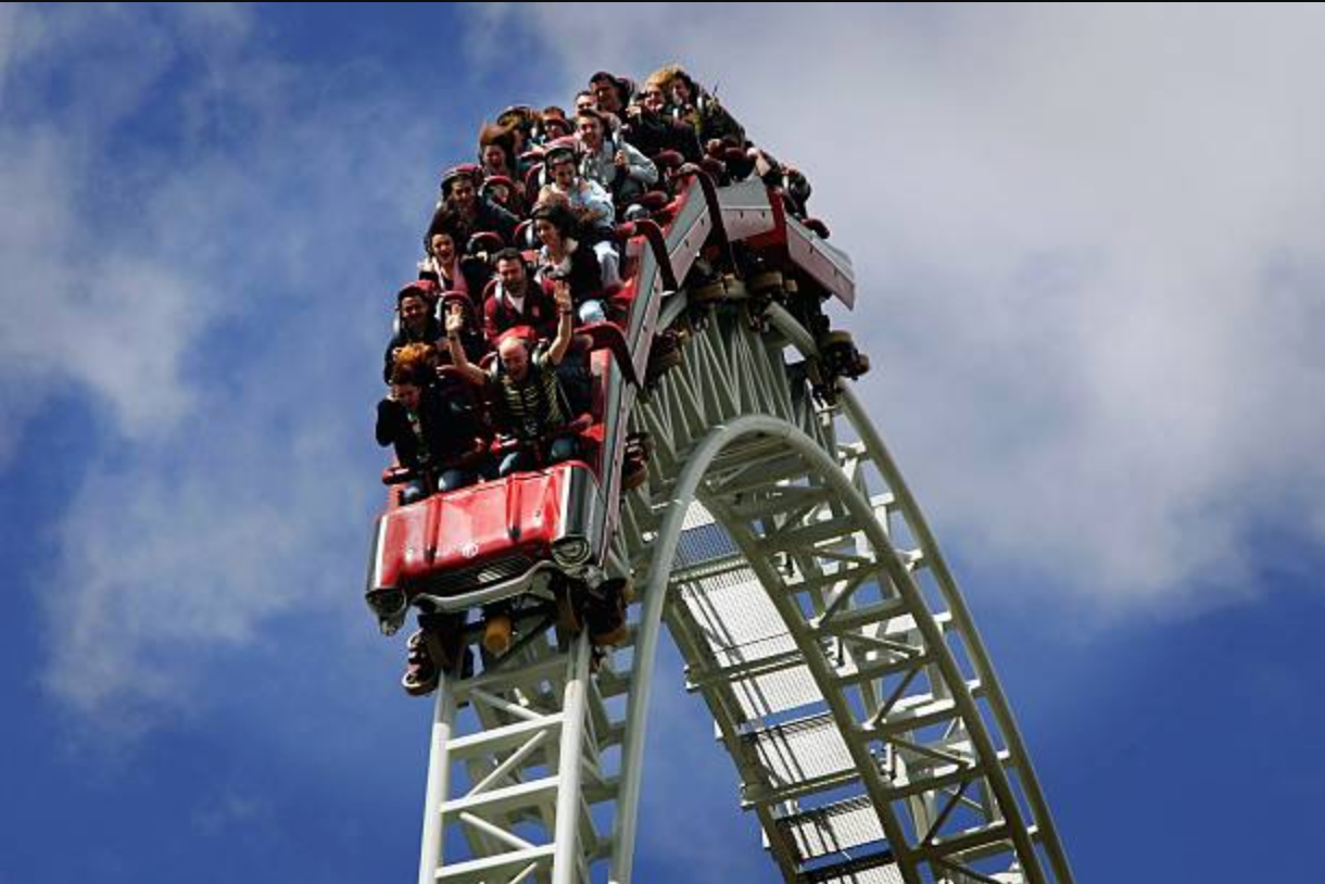 POV Footage Of Canada's New "90-Degree Drop" Rollercoaster