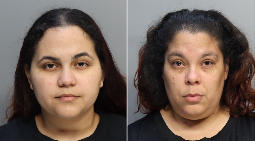 Gennesis Castro and Ada Tido mugshots