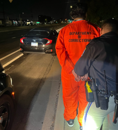 CHP officers arrested a man dressed up as an inmate on Halloween. 